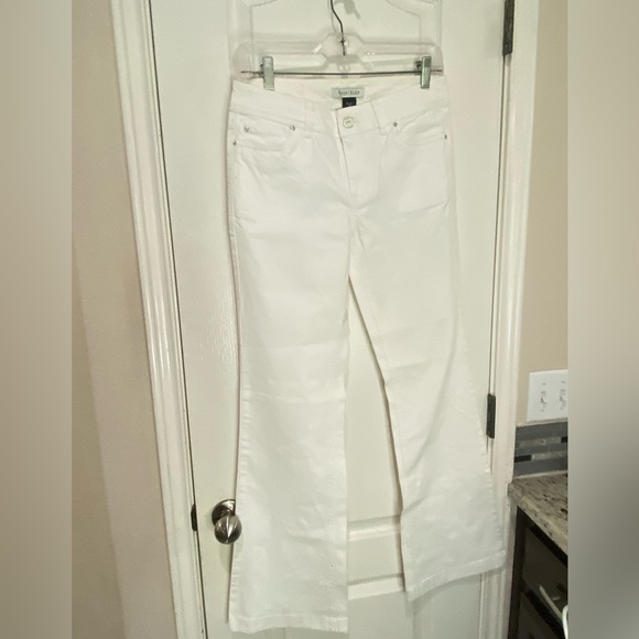White House Black Market Denim - White House Black Market Flare bootcut White Jeans
